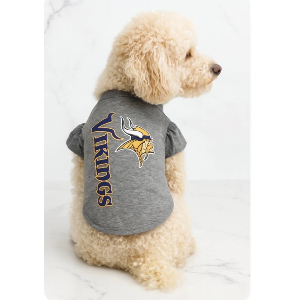 HUNTER Vikings Grey T-Shirt For Pets